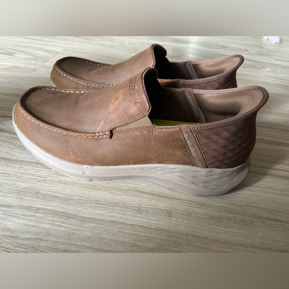 Skechers Men's Brown Slip-On Shoes